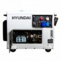 HYUNDAI 5300w groupe Electrogène Insonorisé Diesel Monophasé DHY6000SE