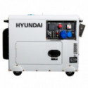 HYUNDAI 5300w groupe Electrogène Insonorisé Diesel Monophasé DHY6000SE