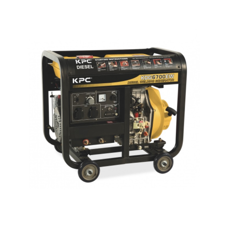 Motosoudure KPC KIPOR diesel ouvert KDG6700EW Motosoudure KPC KIPOR diesel ouvert KDG6700EW