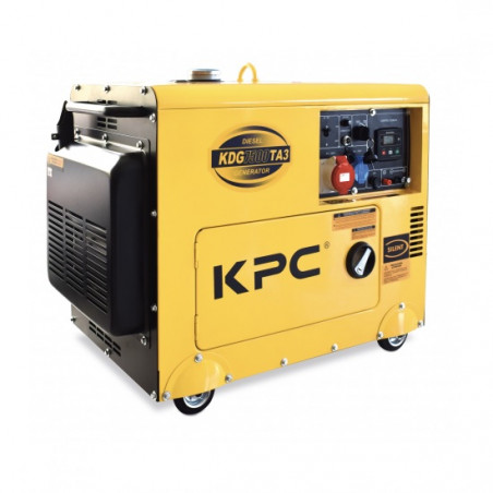 Groupe électrogène triphasé KPC KIPOR 7kVA KDG7500TA3
