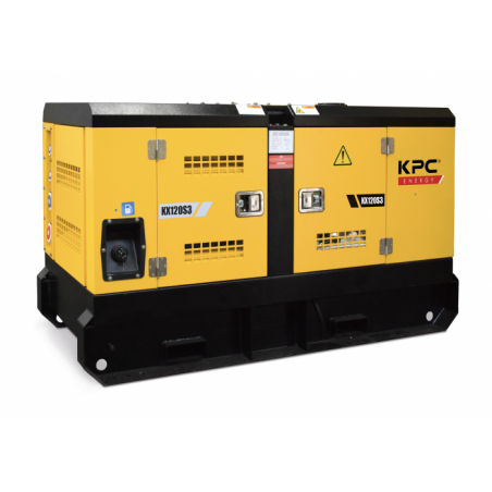 Groupe électrogène industriel KPC KIPOR 110kVA KX120S3 (triphasé)